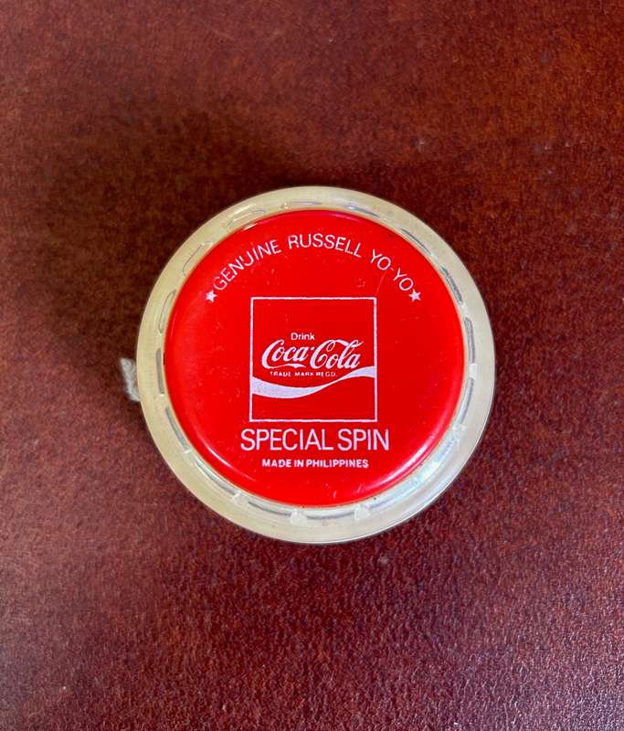 Coca Cola Russell special spin yoyo