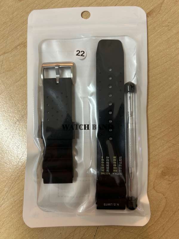 Dive watch strap 22mm