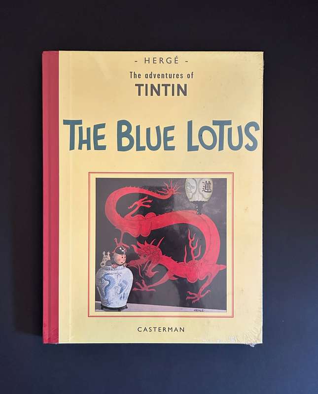 Tintin Blue Lotus hardcover