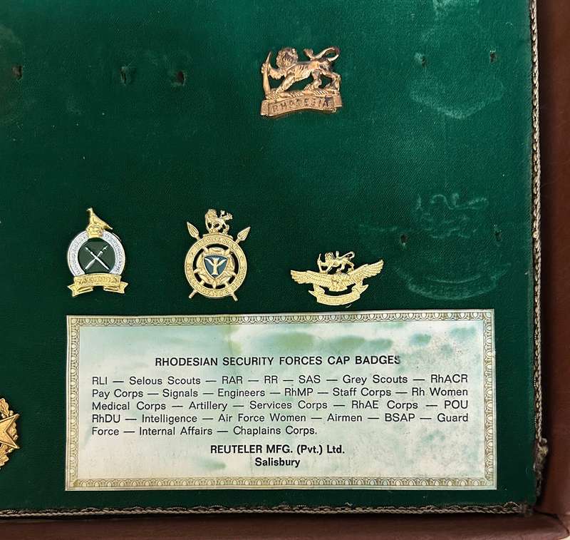 Rhodesian army badges