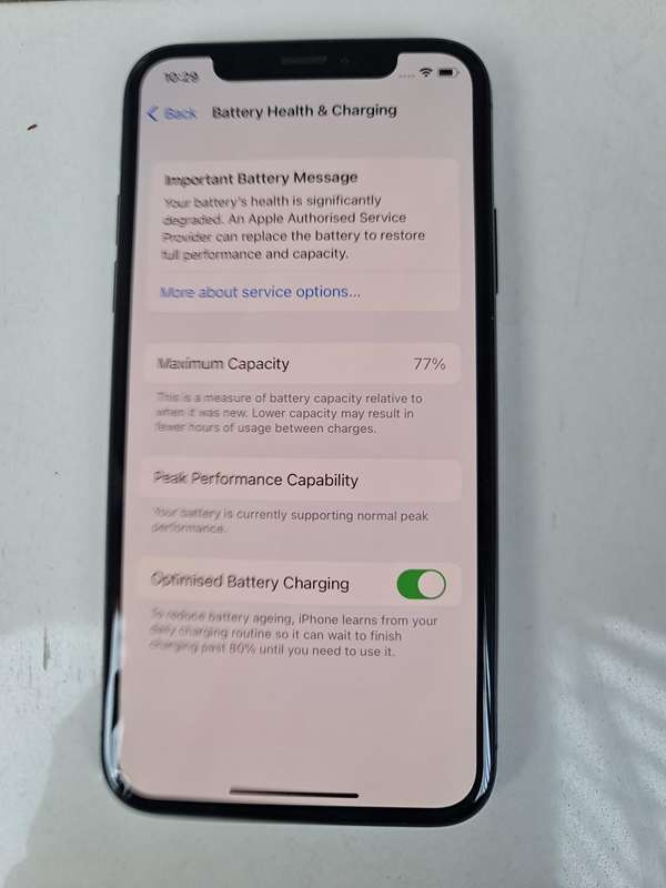 IPHONE X - 64GB - PHONE ONLY - VERY GOOD CONDITION