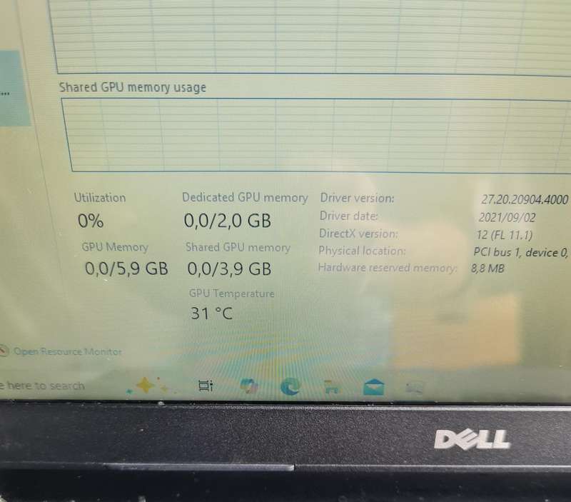 DELL INSPIRON 15-3567 - CORE i5 7TH GEN - 8GB - 256GB - RADEON AMD M330 2GB DEDICATED GRAPHICE, 15.6