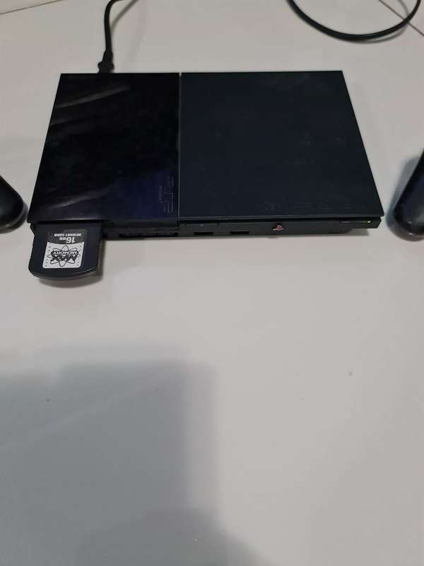 SONY PLAYSTATION 2 - INCLUDES 2 CONTROLLERS - 16GB MEMORY CARD - PLEASE READ