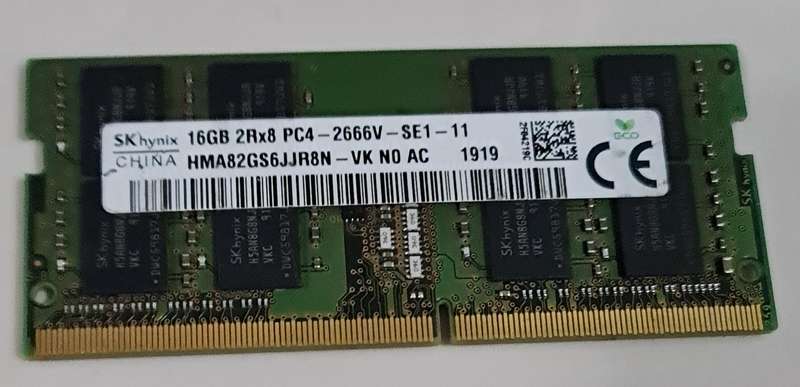 16GB DDR4 - 2666MHZ - LAPTOP MEMORY - FULL WORKING CONDITION