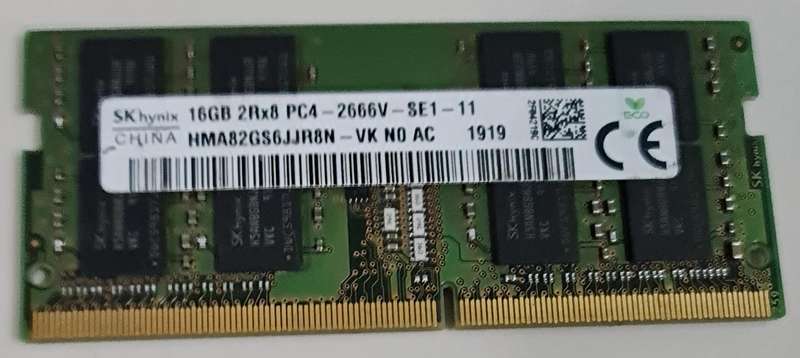 16GB DDR4 - 2666MHZ - LAPTOP MEMORY - FULL WORKING CONDITION