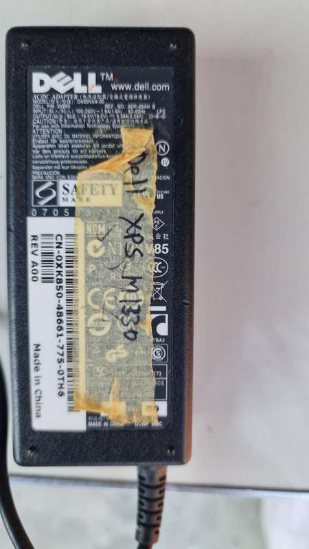 ORIGINAL DELL CHARGER - AS PER PIC - 19.5V - 3.5A - FULL WORKING CONDITION