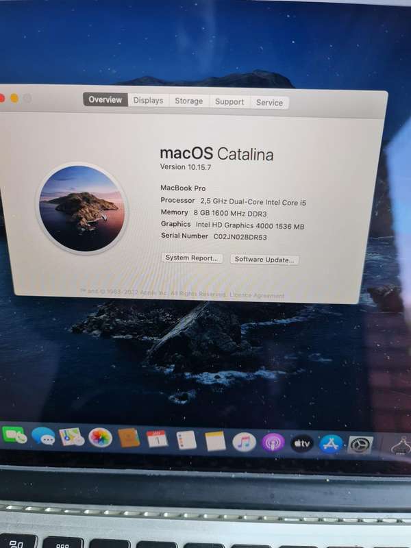 MACBOOK PRO 13 - RETINA DISPLAY - LATE 2012 MODEL - 8GB MEMORY - 128GB SSD HARD DRIVE
