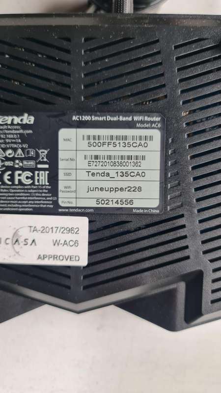 2 x TENDA AC1200 SMART DUAL-BAND WIFI ROUTER - FULL WORKING CONDITION - ONE BID FOR BOTH ROUTERS