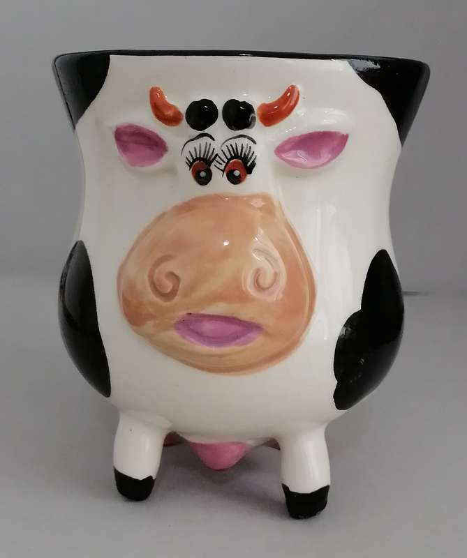 Ceramic Dairy Milk Cow Coffee Mug