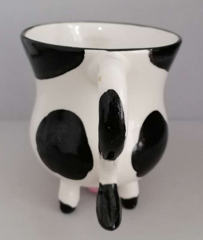 Ceramic Dairy Milk Cow Coffee Mug