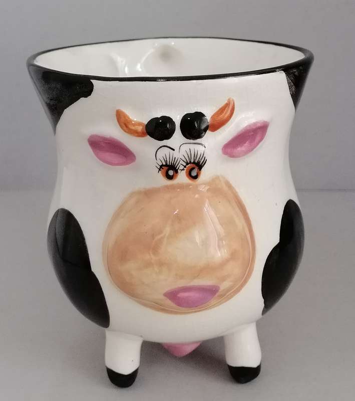 Ceramic Dairy Milk Cow Coffee Mug