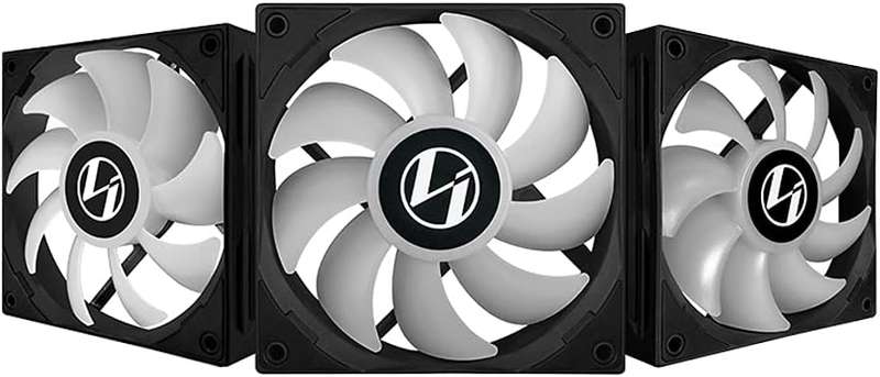Lian LI ST 120 Black Fan, ARGB, 120mm 3 Pack