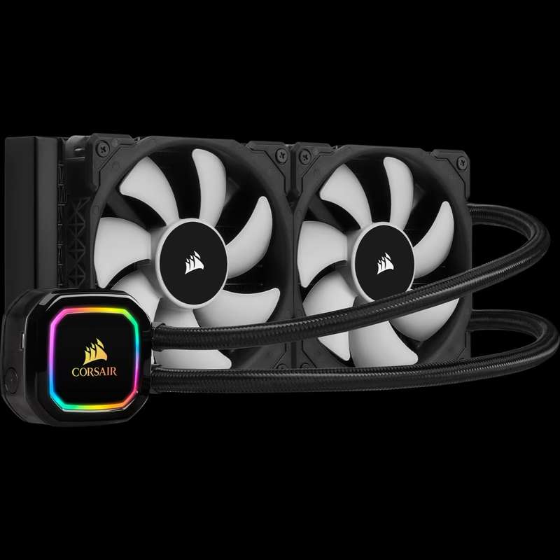 Corsair CW-9060043-WW Hydro Series iCUE H100i RGB Pro XT 240mm Liquid CPU Cooler