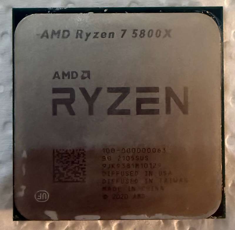 AMD Ryzen 5800x