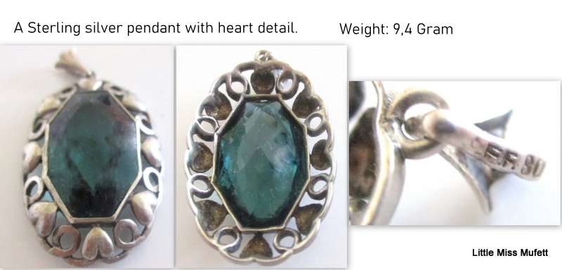 3 STERLING SILVER JEWELLERY ITEMS----READ