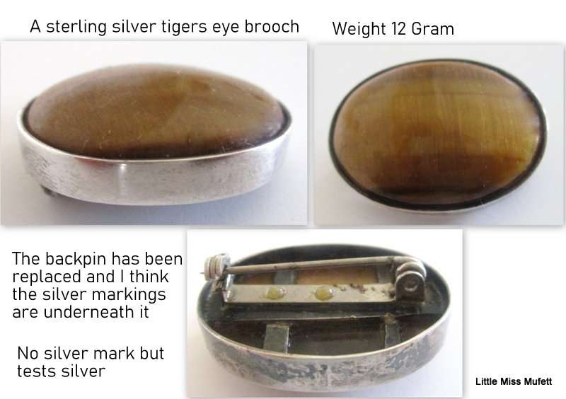3 STERLING SILVER JEWELLERY ITEMS----READ