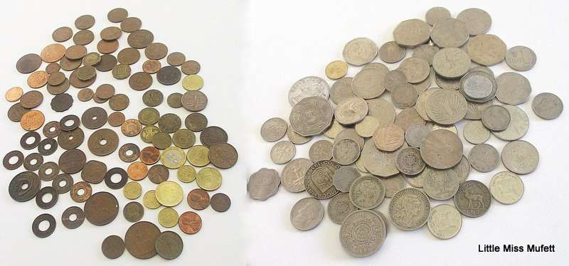 A LOT OF WORLD COINS