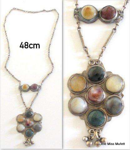 A Bohemian Semi-precious stone Necklace --50cm---Buy now