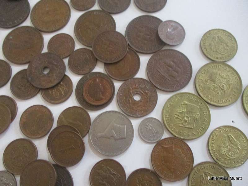 SOUTH AFRICAN,RHODESIA AND BRITISH COINS IN COLLECTABLE CONDITION A MANDELA COIN--SOME REPEAT DATES