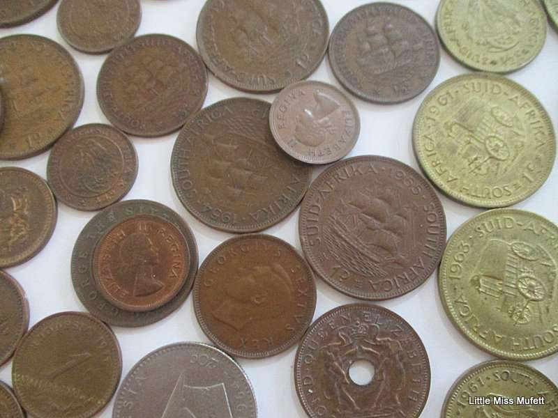 SOUTH AFRICAN,RHODESIA AND BRITISH COINS IN COLLECTABLE CONDITION A MANDELA COIN--SOME REPEAT DATES