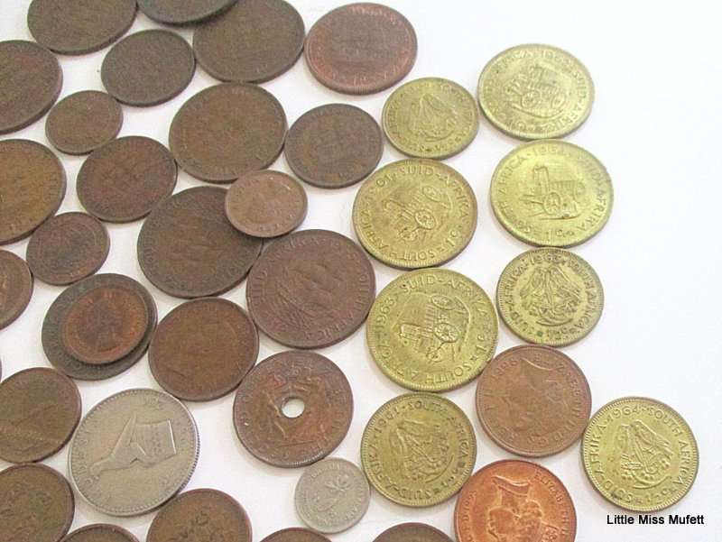 SOUTH AFRICAN,RHODESIA AND BRITISH COINS IN COLLECTABLE CONDITION A MANDELA COIN--SOME REPEAT DATES