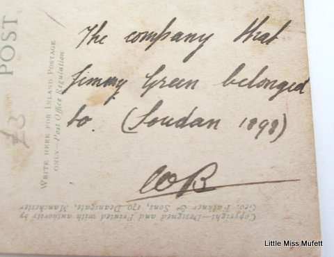 A BOER WAR POSTCARD ,AN OMDURHAM WAR POSTCARD AND A WAR ENVELOPE