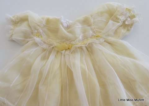 A 1950's Toddlers dress--Can be used for a medium to  large doll