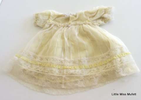 A 1950's Toddlers dress--Can be used for a medium to  large doll