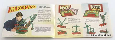 A 1957 32 Page booklet on Meccano, Hornby and Dinky toys plus 2 Pamhplets---Buy now