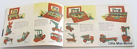 A 1957 32 Page booklet on Meccano, Hornby and Dinky toys plus 2 Pamhplets---Buy now