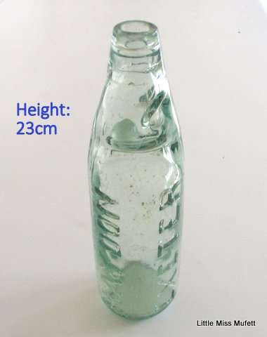 An antique codd bottle with original marble---Perfect
