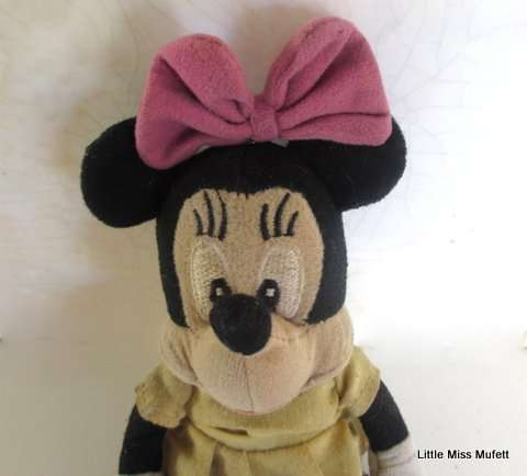 Vintage Minnie mouse complete  Felt Body Era 1950's