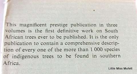 Trees of Southern Africa Eve Palmer and Noah Pitman