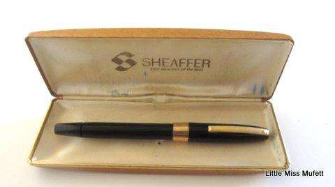 Vintage SHEAFFER Fountain pen 14k gold nib - Rare Made In U.S.A"
