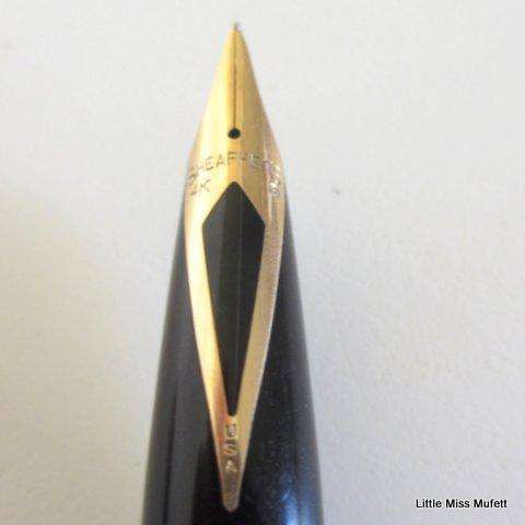 Vintage SHEAFFER Fountain pen 14k gold nib - Rare Made In U.S.A"