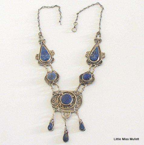 A Bohemian Lapi Lazuli Necklace --50cm---Buy now