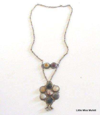 A Bohemian Semi-precious stone Necklace --50cm---Buy now