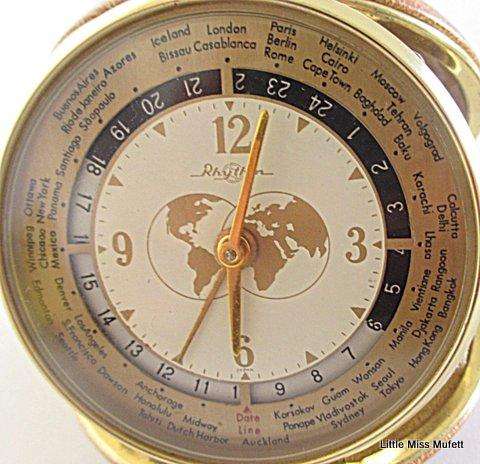 A World time travelling clock in working order