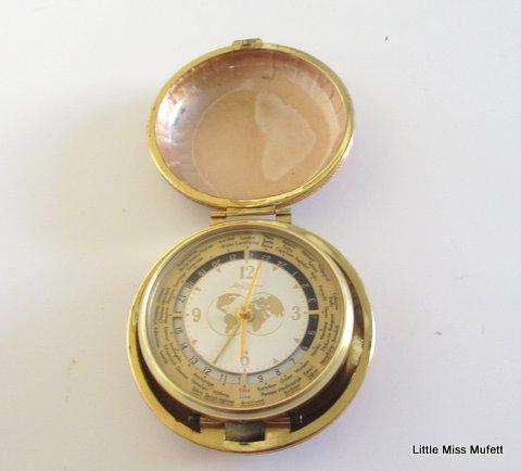 A World time travelling clock in working order