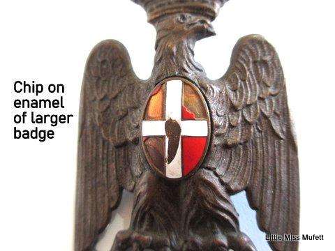 Rare Italian African Police Insignia and Cap Badges