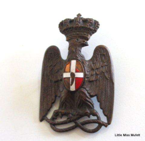 Rare Italian African Police Insignia and Cap Badges