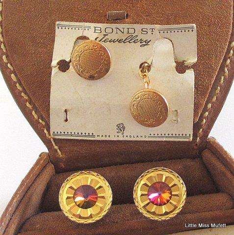 Carved Box with Goodies and Cufflink Box with Cufflinks