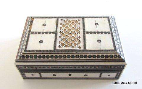 Carved Box with Goodies and Cufflink Box with Cufflinks
