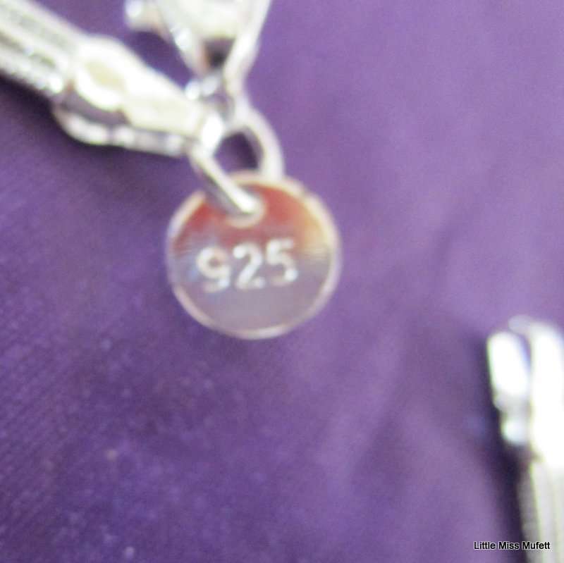 A  ,925 SILVER FILLED 3 CHAIN BRACELET---New
