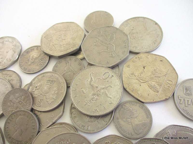 A LOT OF WORLD COINS