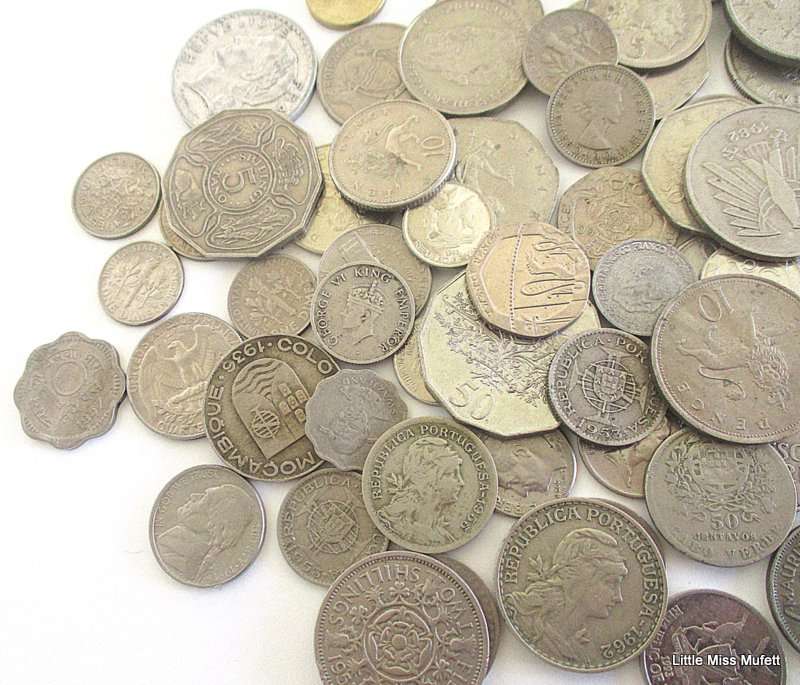 A LOT OF WORLD COINS