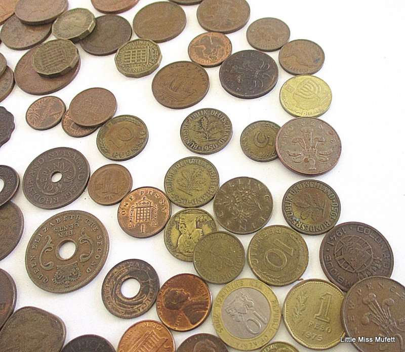 A LOT OF WORLD COINS