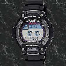Mens Casio W-s220 Tough Solar 48mm Digital Watch 100m Water demo like new