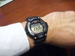 Mens Casio W-s220 Tough Solar 48mm Digital Watch 100m Water demo like new
