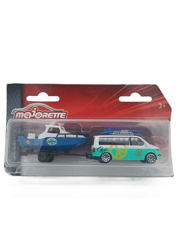 Majorette Volkswagen VW Surf Camper with Boat